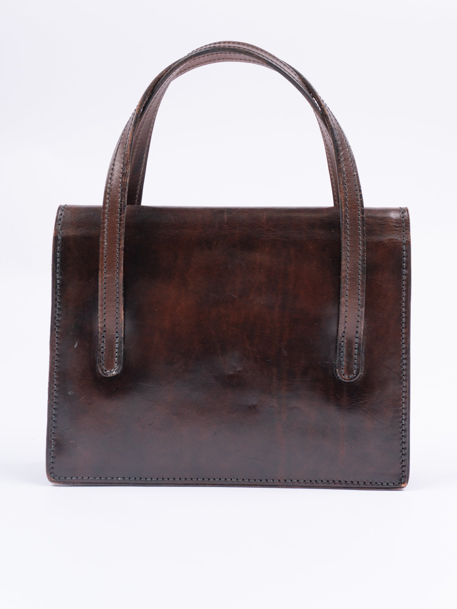 Borsa a mano in pelle vintage '60