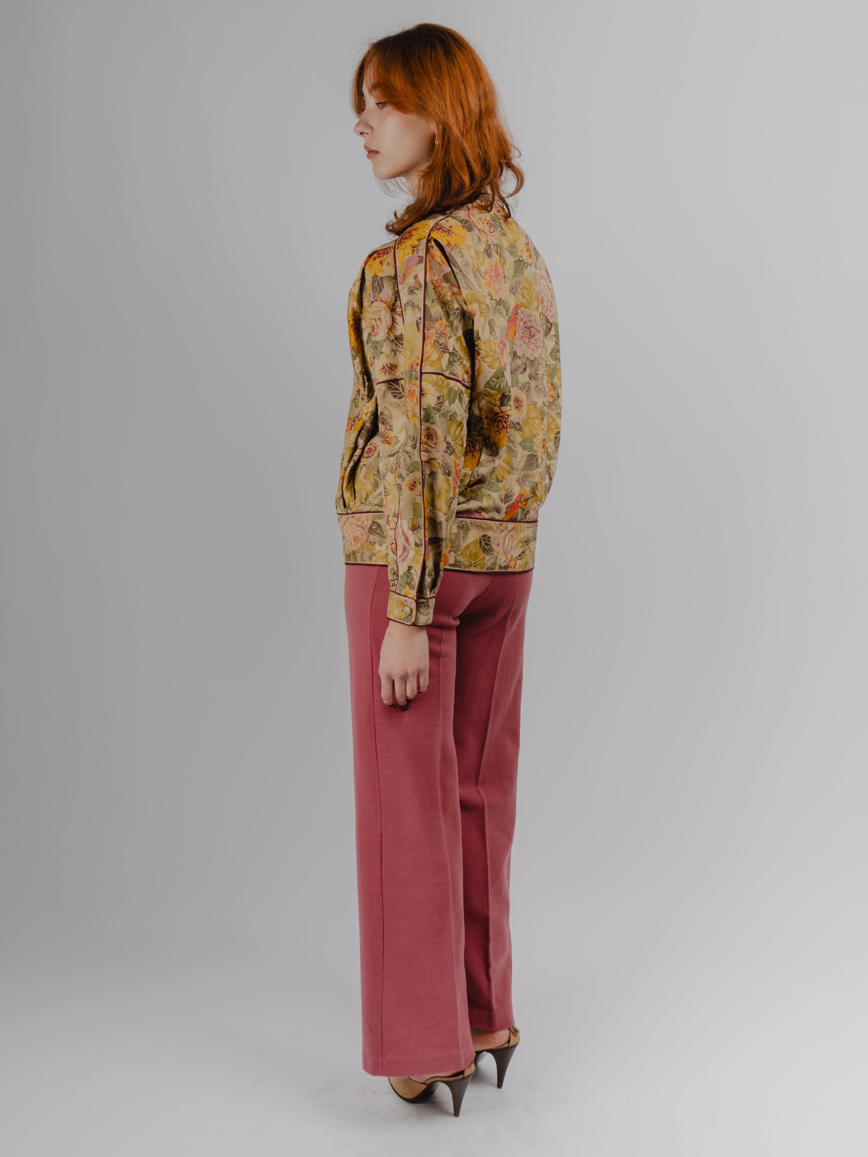 Pantalone gamba dritta 1974 rosa