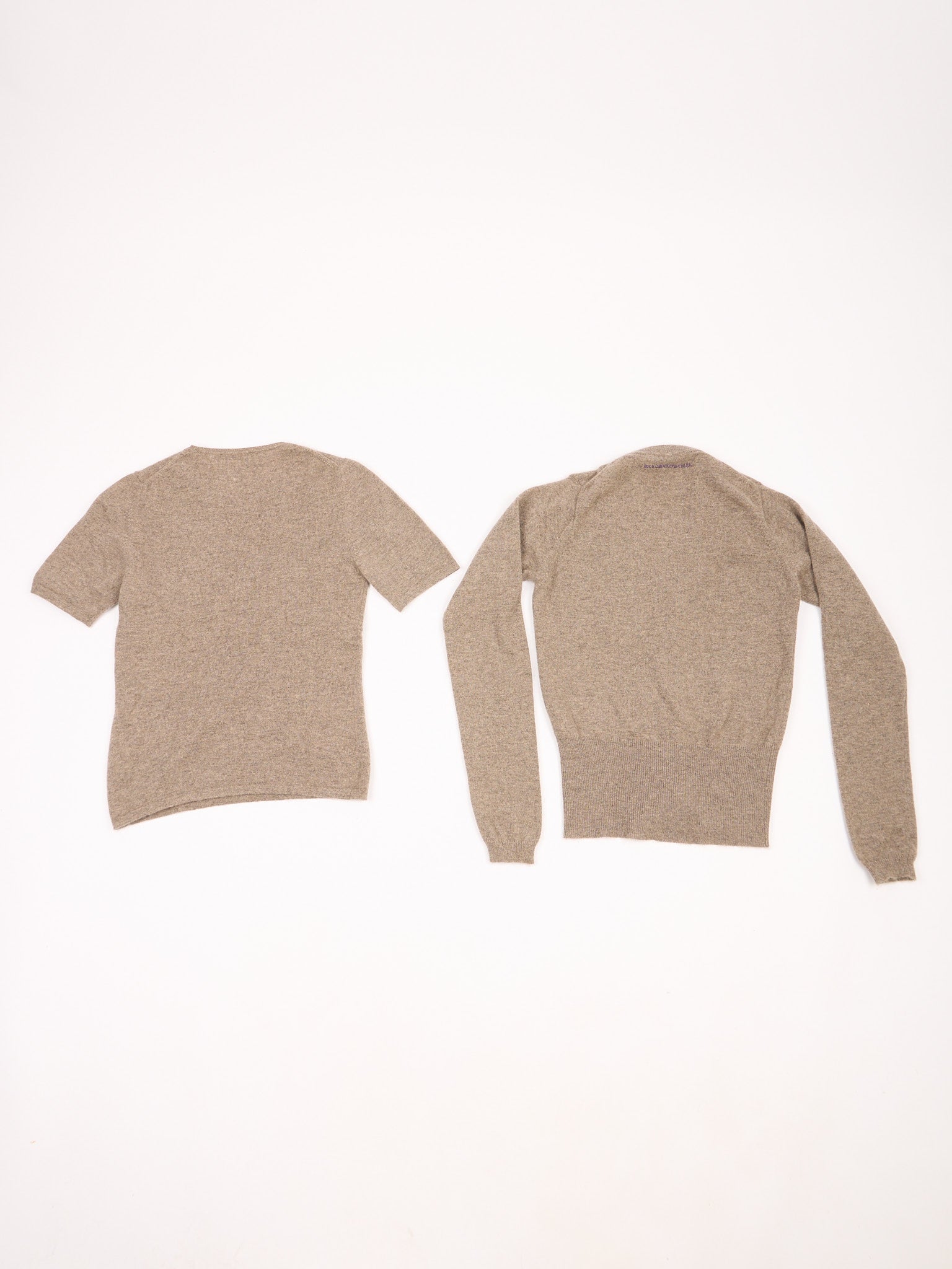 JKClass cashmere cardigan and t-shirt