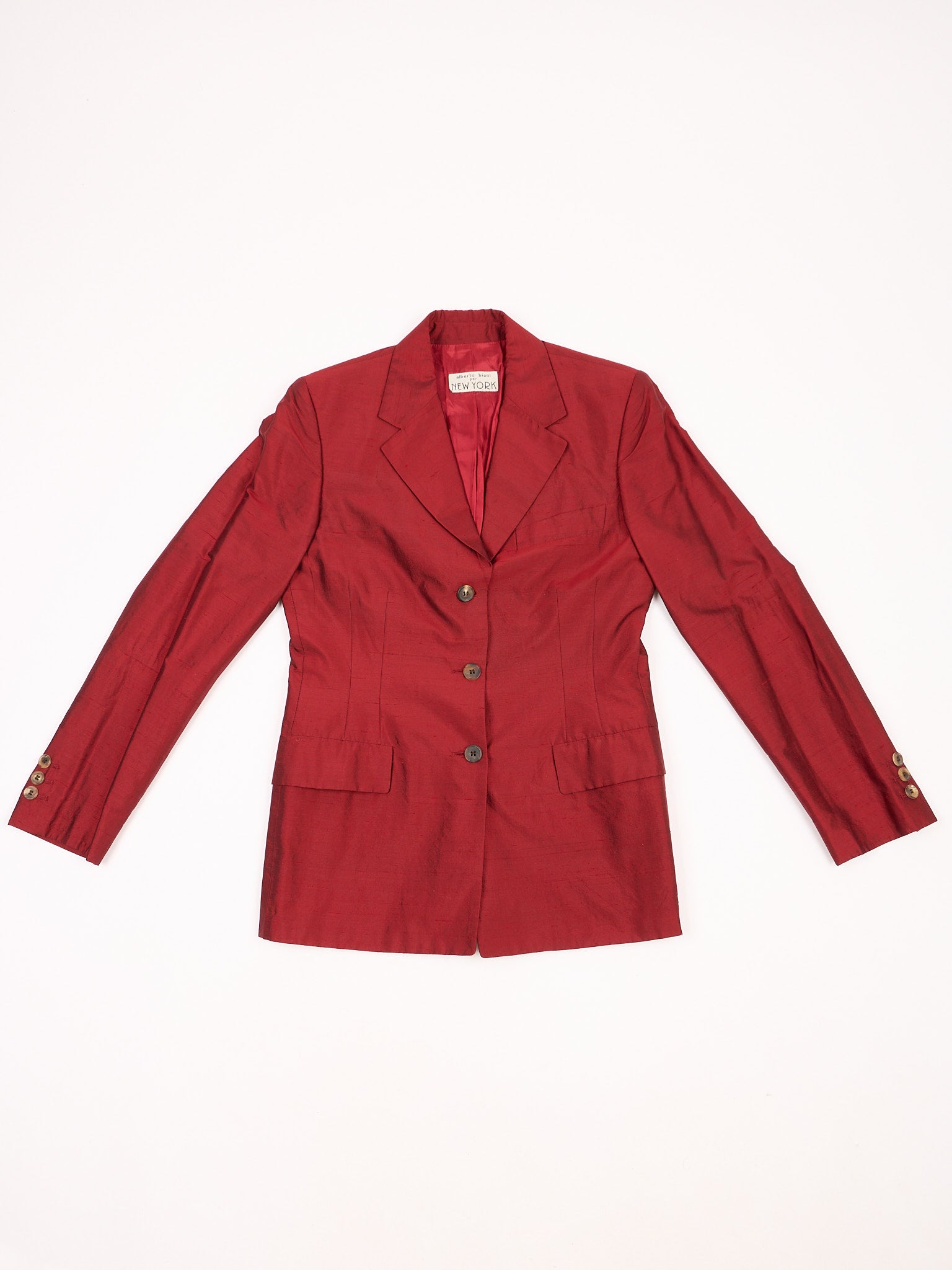 Blazer in seta Alberto Biani x New York