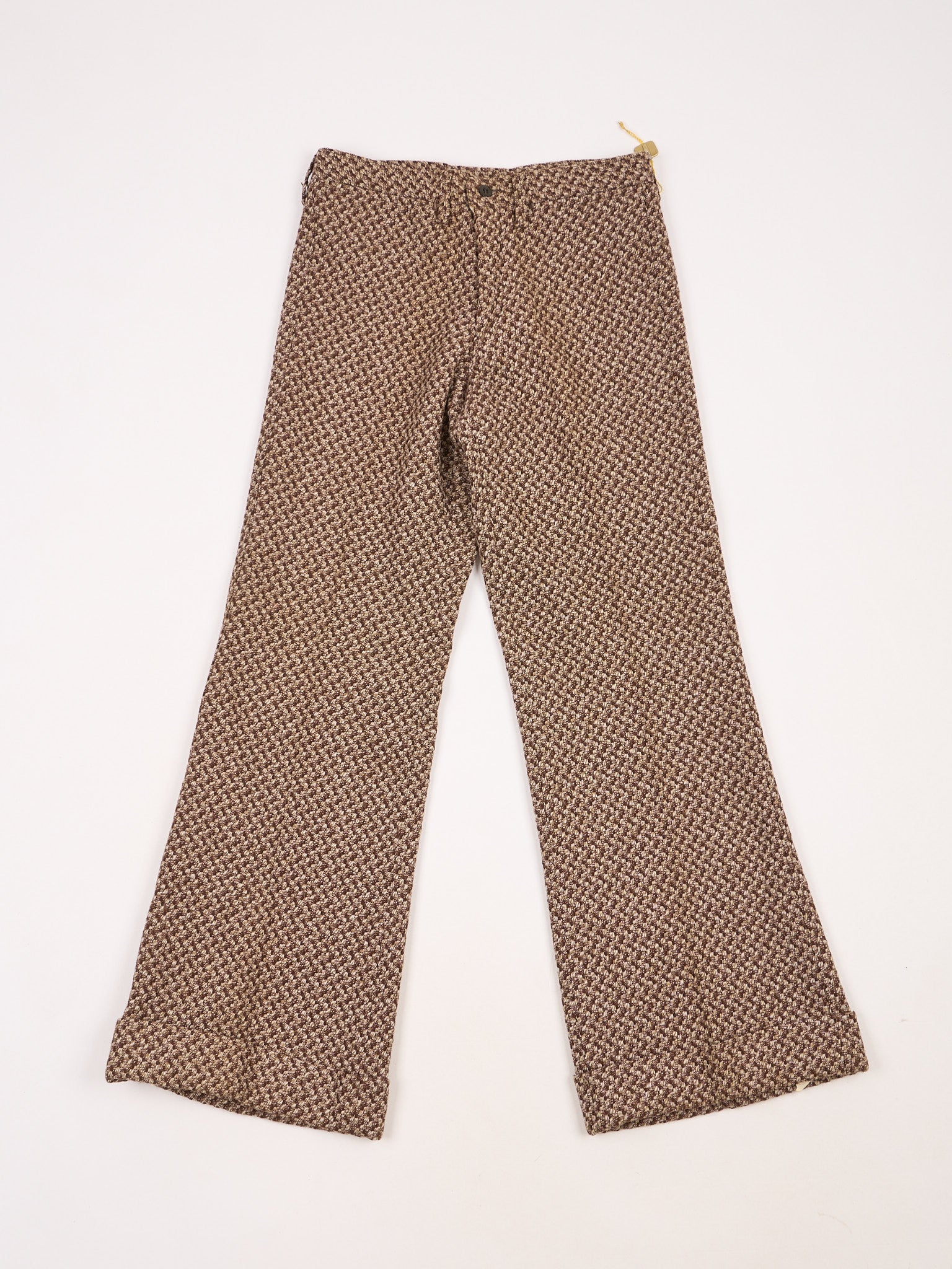 Pantalone pied-de-poule in misto lana