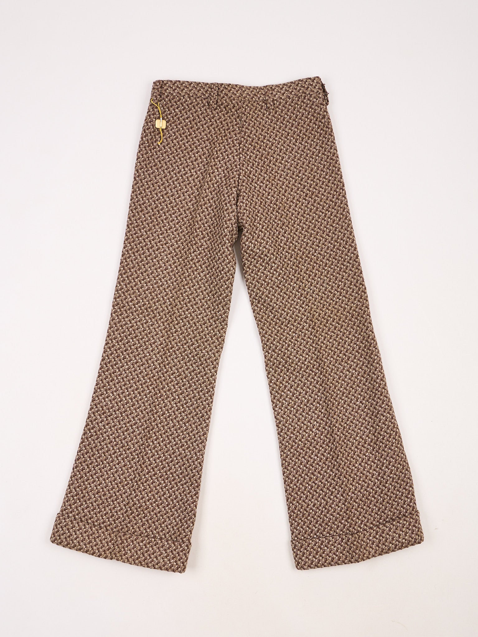 Pantalone pied-de-poule in misto lana